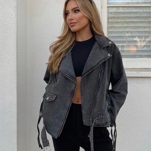 12th Tribe Denim Jacket Size Small